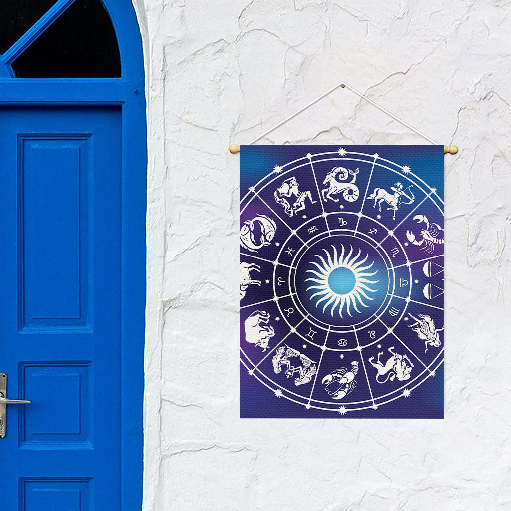 Zodiac Horoscopes Print Garden Flag