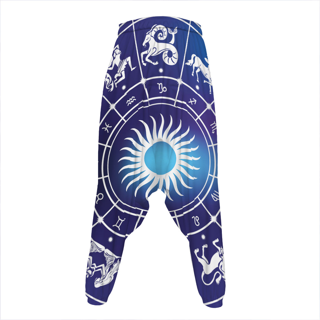 Zodiac Horoscopes Print Hammer Pants