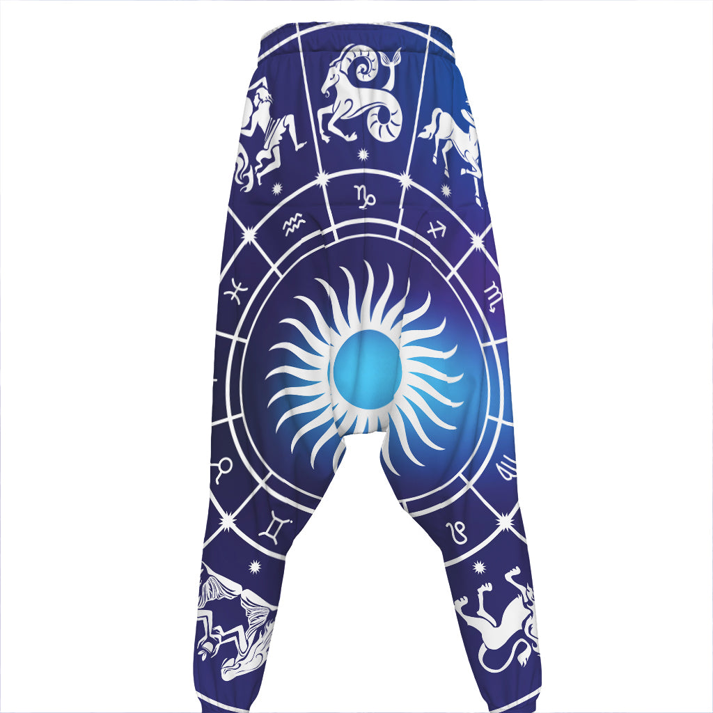 Zodiac Horoscopes Print Hammer Pants