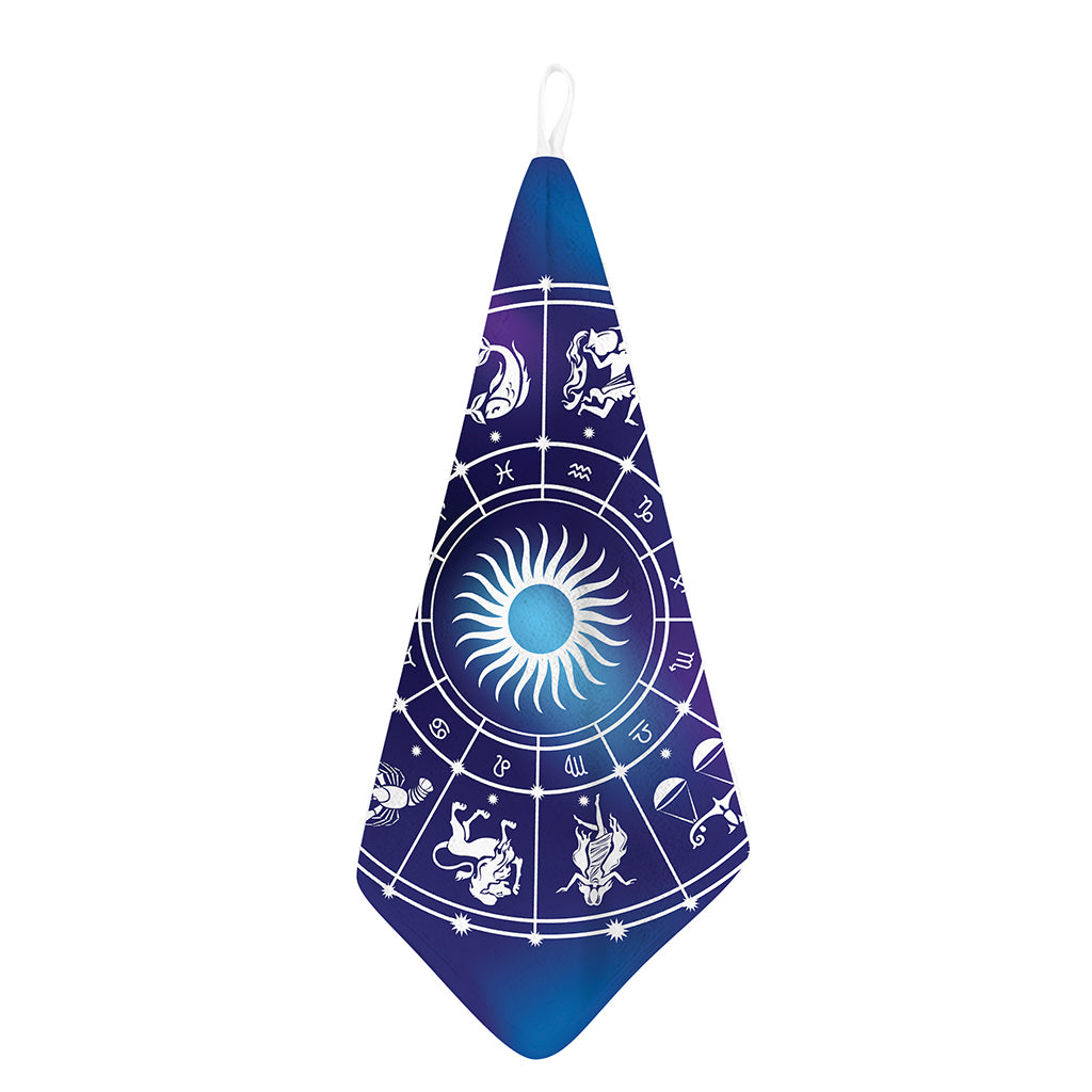 Zodiac Horoscopes Print Hand Towel
