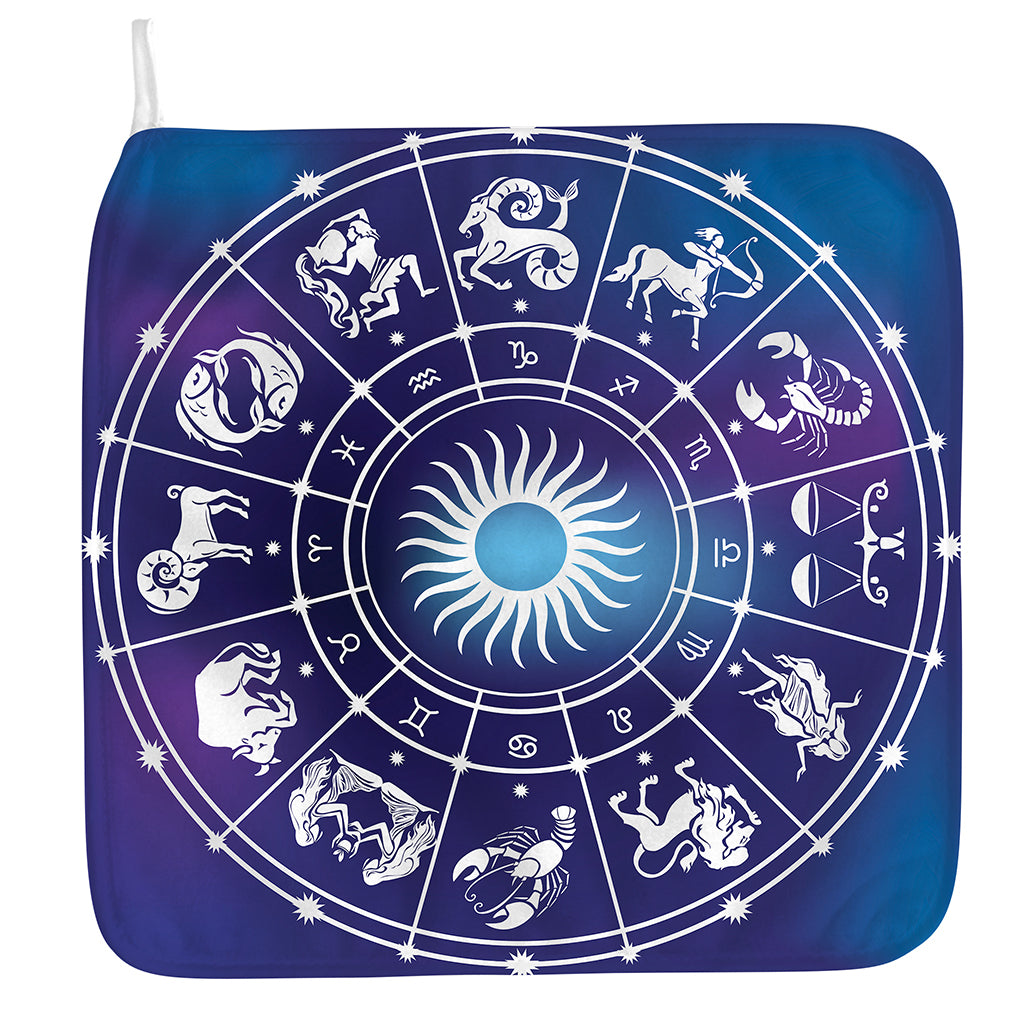 Zodiac Horoscopes Print Hand Towel