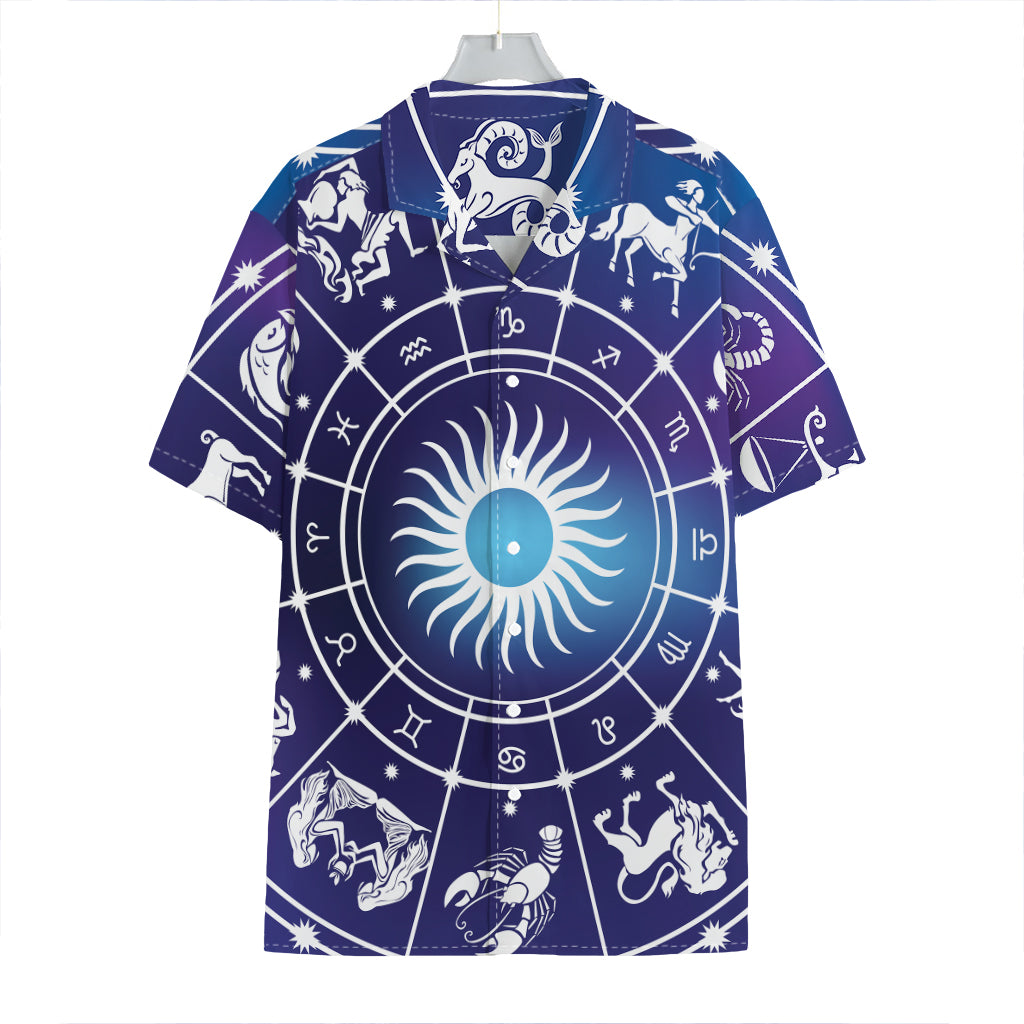 Zodiac Horoscopes Print Hawaiian Shirt