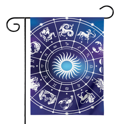 Zodiac Horoscopes Print House Flag