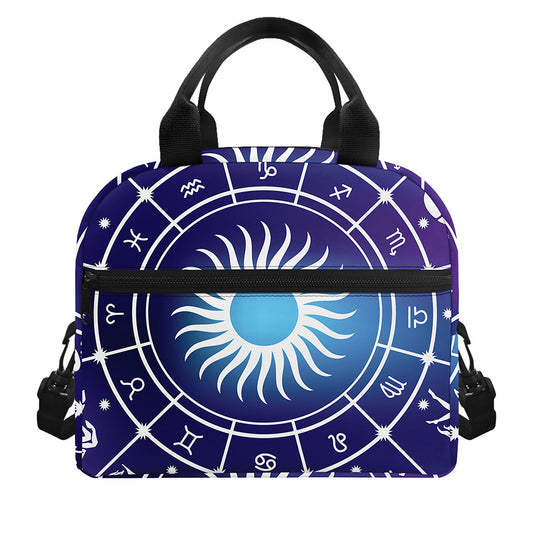 Zodiac Horoscopes Print Insulated Lunch Bag
