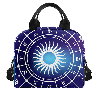 Zodiac Horoscopes Print Insulated Lunch Bag