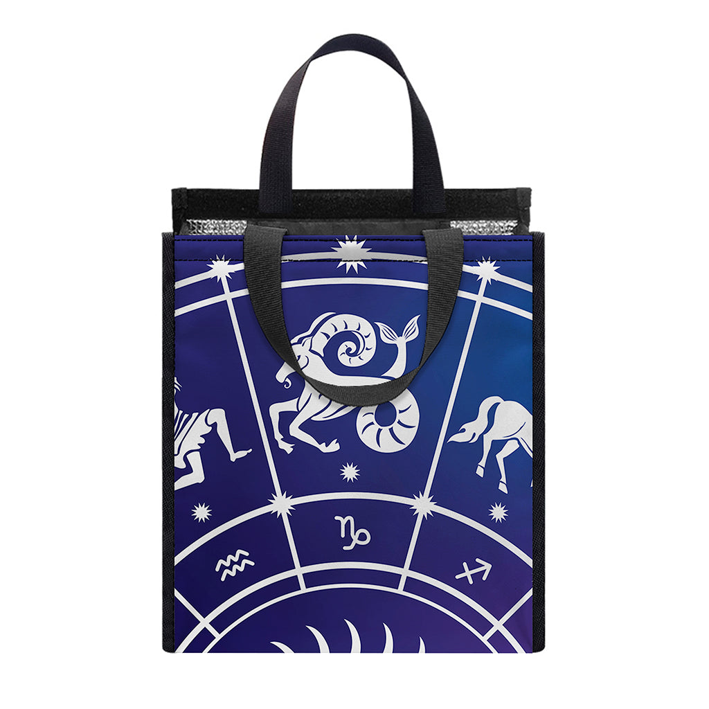 Zodiac Horoscopes Print Insulated Lunch Tote