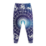 Zodiac Horoscopes Print Jogger Pants