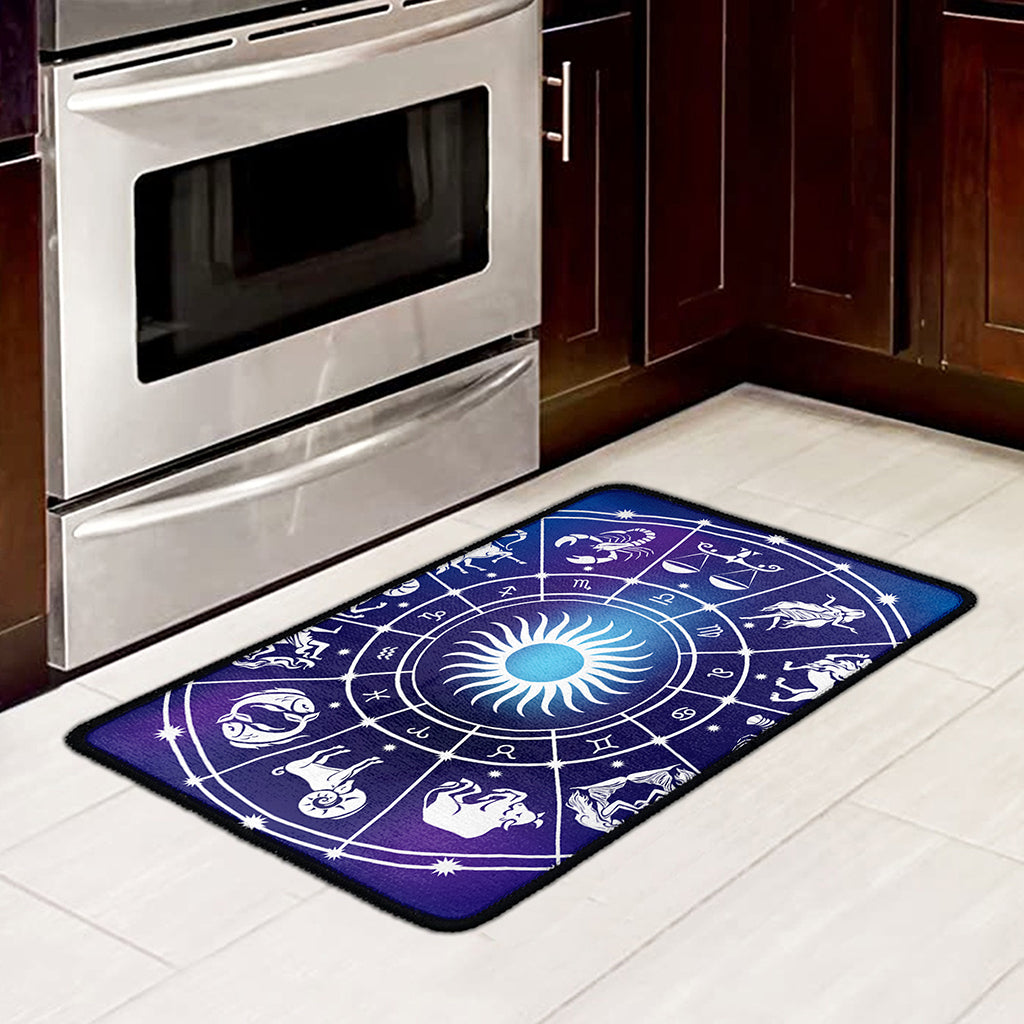 Zodiac Horoscopes Print Kitchen Mat