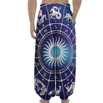 Zodiac Horoscopes Print Lantern Pants