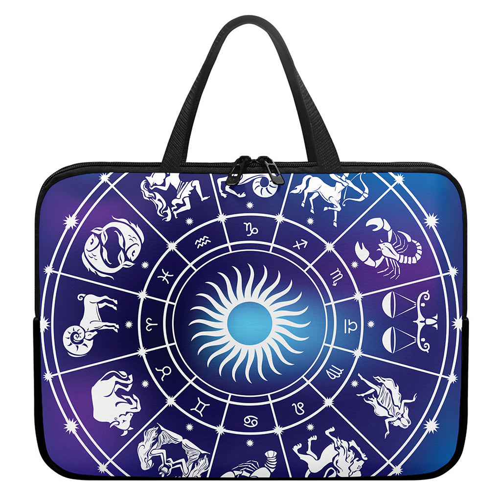 Zodiac Horoscopes Print Laptop Sleeve With Handle