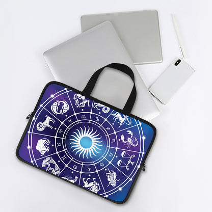 Zodiac Horoscopes Print Laptop Sleeve With Handle