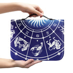 Zodiac Horoscopes Print Leather Bible Cover