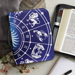 Zodiac Horoscopes Print Leather Bible Cover