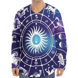 Zodiac Horoscopes Print Long Sleeve Baseball Jersey