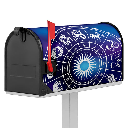 Zodiac Horoscopes Print Mailbox Cover