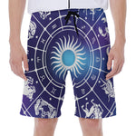 Zodiac Horoscopes Print Men's Beach Shorts