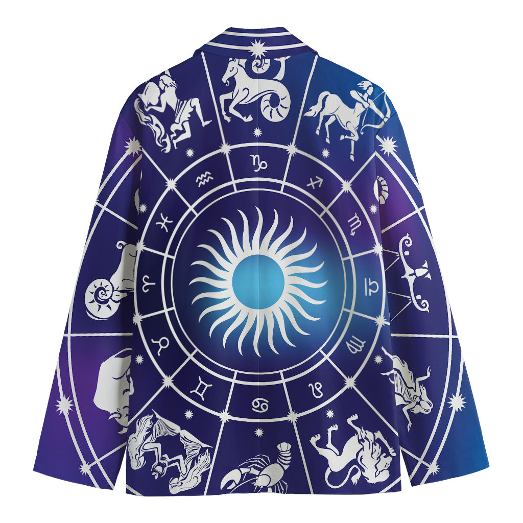 Zodiac Horoscopes Print Men's Blazer