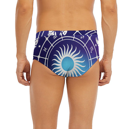 Zodiac Horoscopes Print Men's Briefs