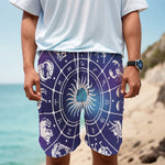 Zodiac Horoscopes Print Men's Cargo Shorts
