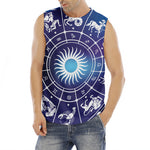 Zodiac Horoscopes Print Men's Fitness Tank Top