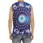 Zodiac Horoscopes Print Men's Fitness Tank Top