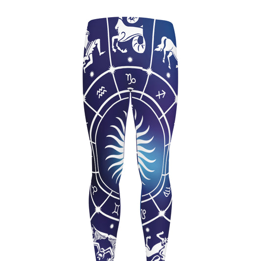 Zodiac Horoscopes Print Men's leggings