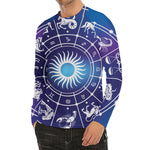 Zodiac Horoscopes Print Men's Long Sleeve Rash Guard