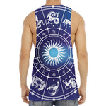 Zodiac Horoscopes Print Men's Muscle Tank Top