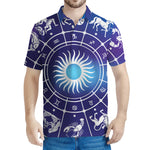 Zodiac Horoscopes Print Men's Polo Shirt