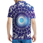 Zodiac Horoscopes Print Men's Polo Shirt