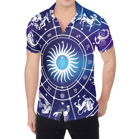 Zodiac Horoscopes Print Men's Shirt