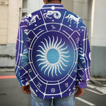 Zodiac Horoscopes Print Men's Shirt Jacket
