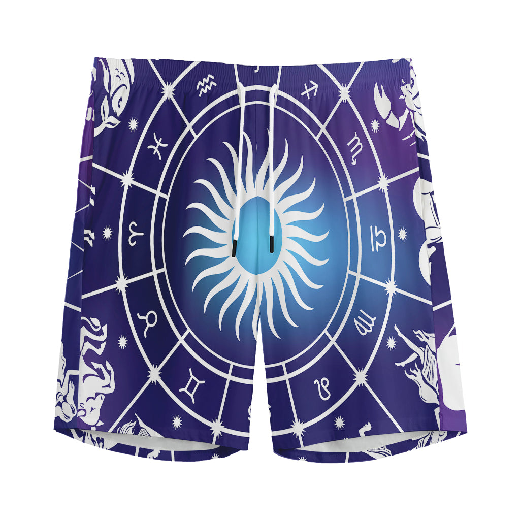 Zodiac Horoscopes Print Men's Sports Shorts