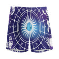Zodiac Horoscopes Print Men's Athletic Shorts