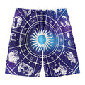 Zodiac Horoscopes Print Men's Swim Trunks