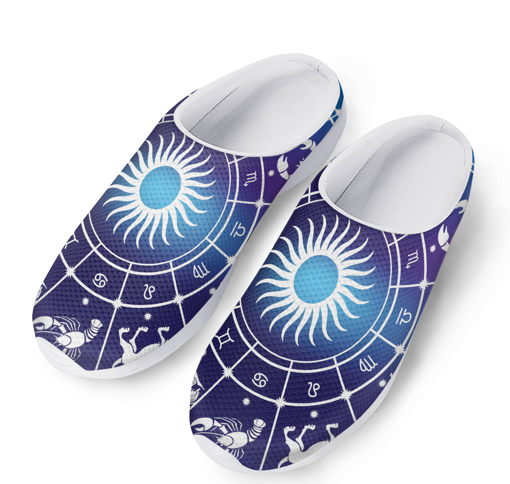 Zodiac Horoscopes Print Mesh Casual Shoes