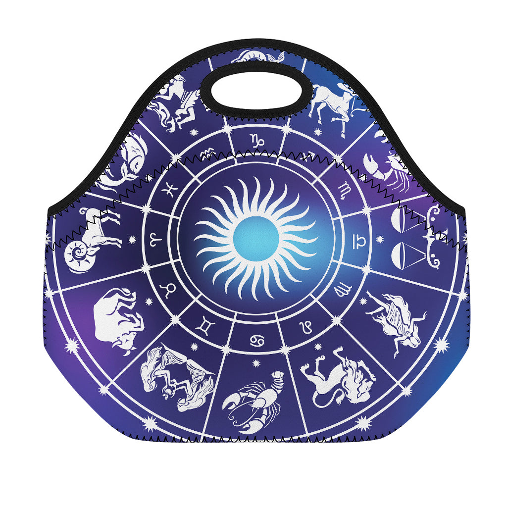 Zodiac Horoscopes Print Neoprene Lunch Bag