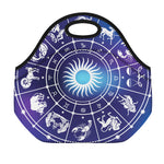 Zodiac Horoscopes Print Neoprene Lunch Bag