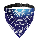 Zodiac Horoscopes Print Over The Collar Dog Bandana