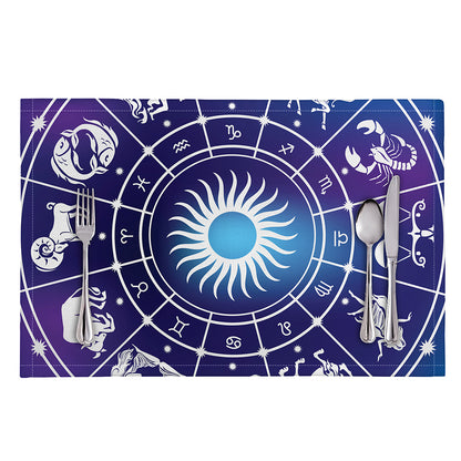 Zodiac Horoscopes Print Placemat