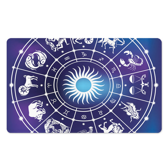 Zodiac Horoscopes Print Polyester Doormat