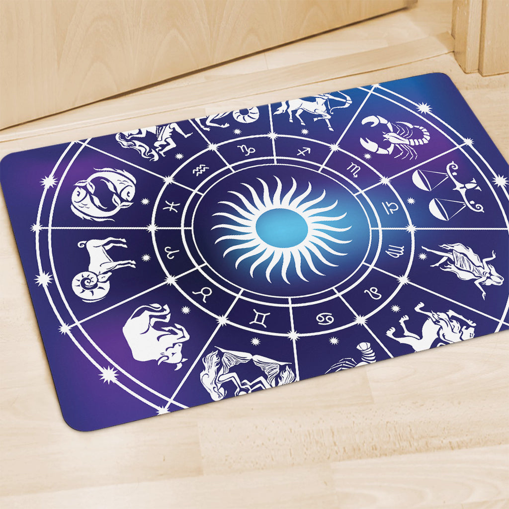 Zodiac Horoscopes Print Polyester Doormat