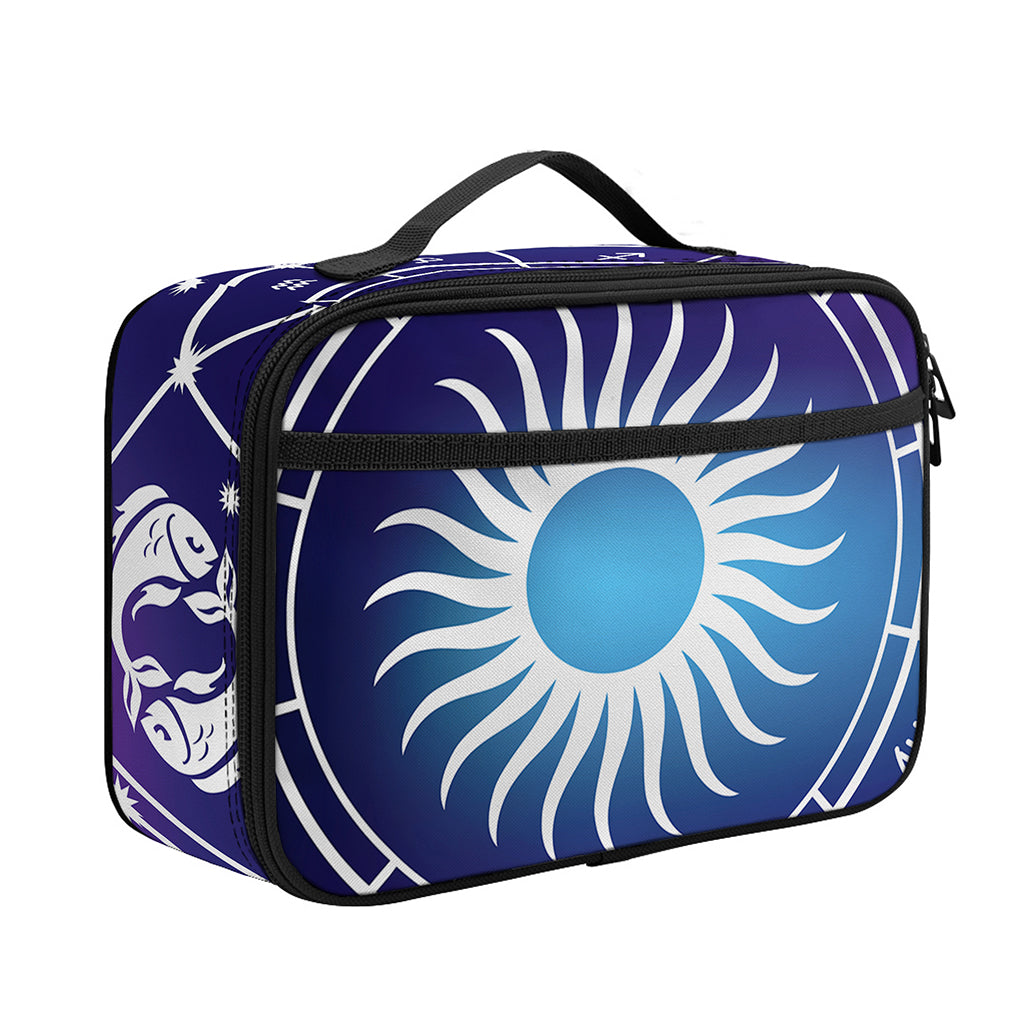Zodiac Horoscopes Print Portable Lunch Bag