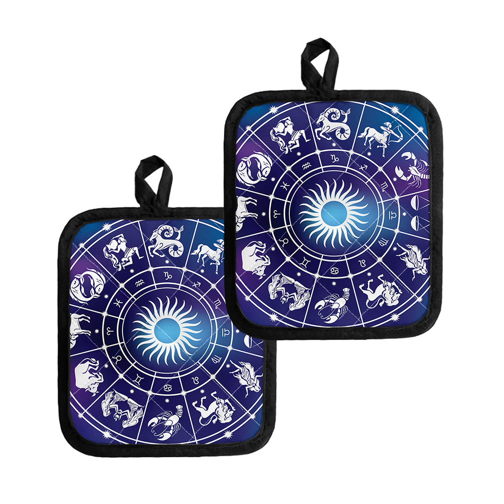 Zodiac Horoscopes Print Pot Holders