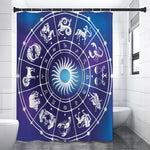 Zodiac Horoscopes Print Premium Shower Curtain