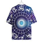 Zodiac Horoscopes Print Rayon Hawaiian Shirt