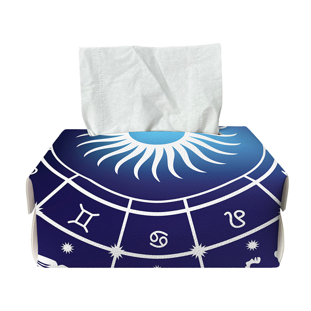Zodiac Horoscopes Print Rectangle Tissue Box Cover