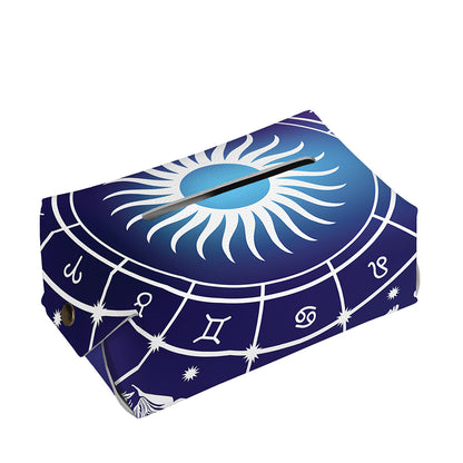 Zodiac Horoscopes Print Rectangle Tissue Box Cover