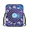 Zodiac Horoscopes Print Rectangular Crossbody Bag