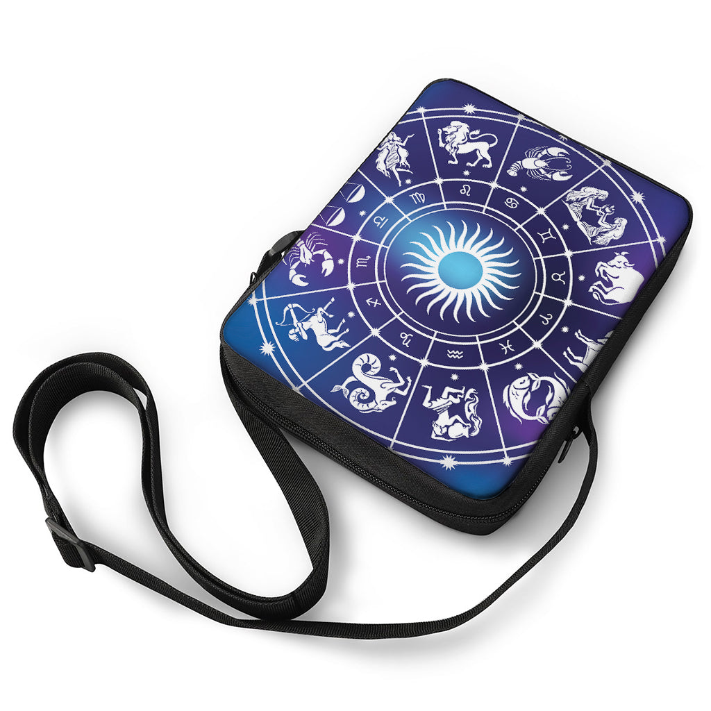 Zodiac Horoscopes Print Rectangular Crossbody Bag